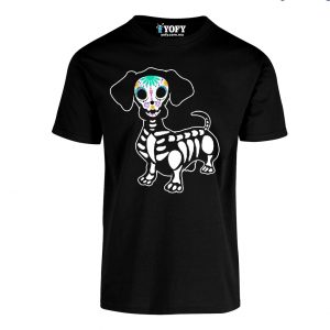 Playera Premium: Dachshund Catrina - ¡El Estilo Weenier!
