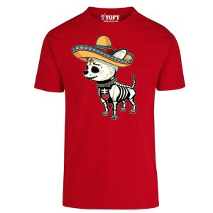 Playera Premium: Chihuahua Mariachi Calavera
