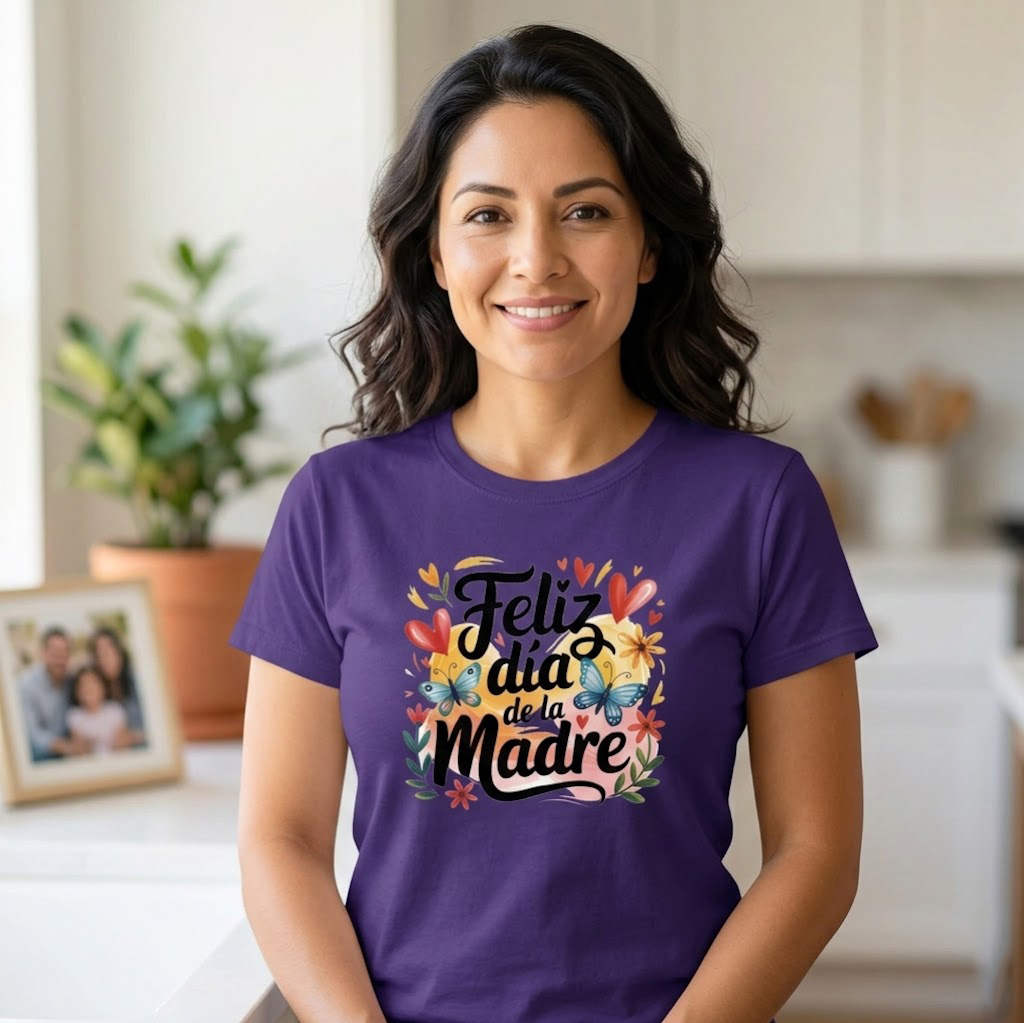 Playera de Dama "Feliz Día de la Madre" – Edición Especial - Image 2